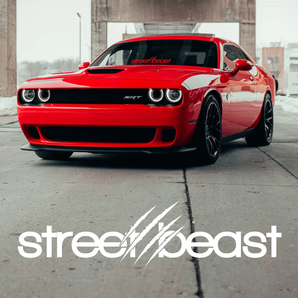 Street Beast for Car Sticker Decoration Windshield Banner JDM Sticker Claw Mark External Accessories Waterproof PVC Vinyl Decals (ONLINE ORDER ONLY)