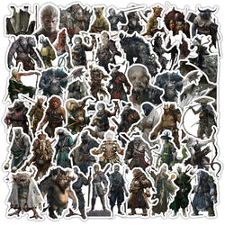 Black Myth Wukong 3D Stickers: 10/30/50pcs Waterproof Decals for Motorcycle, Laptop, Fridge (ONLINE ORDER ONLY)