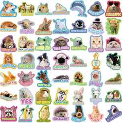 50pcs Cute Cartoon Animals Stickers DIY Phone Guitar Laptop Notebook Suitcase Cup Waterproof Mix Graffiti Sticker Kids Toy (ONLINE ORDER ONLY)