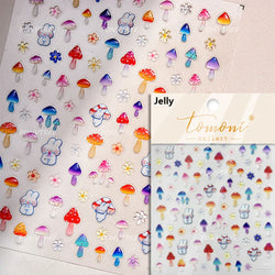 Flower Garland Lovely Bunny Rabbit Floral Wreath Bowknot Frame Spring Charm Heart 5D Adhesive Nail Art Stickers Manicure Decals (ONLINE ORDER ONLY)