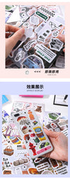 4 Sheets Ins Korean Magazine Planner Stickers Scrapbooking Journal Collage DIY Decoration Material Sticker Kawaii Stationery (Online Order Only)