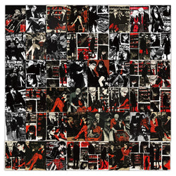 Black & Red Comic Style Couple Stickers for Phone, Laptop, Luggage, Skateboard - 10/30/60PCS (Online Order Only)
