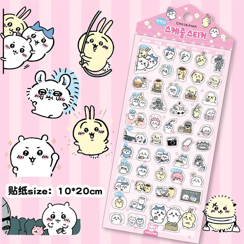 1Pc New Cute Cartoon Sticker Kids Toy DIY Material Decoration Stationery Stickers Idol Card Deco Scrapbook (ONLINE ORDER ONLY)