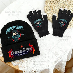 Demon Slayer Hat Gloves Set: Tanjiro Winter Knit Kit (ONLINE ORDER ONLY)