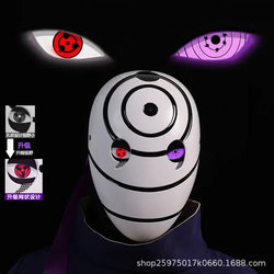 Obito Cosplay Mask: High Gloss Akatsuki Anime Prop