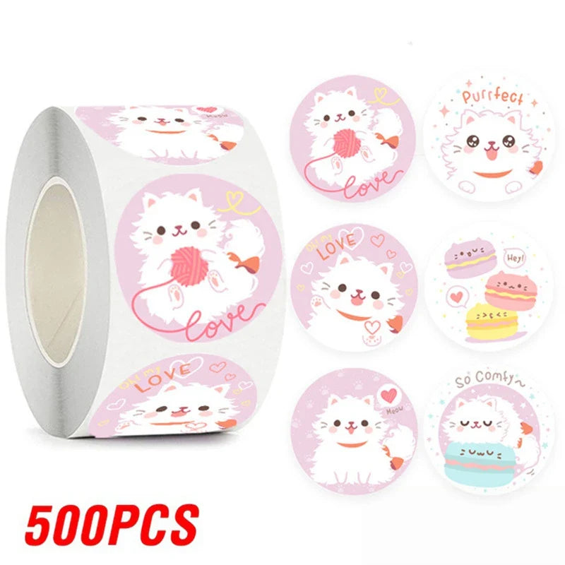 100-500pcs  Cute Reward Stickers Animal Sticker for Kid Classic Toy Gift Decor School Teacher Encouragement Sticker (ONLINE ORDER ONLY)
