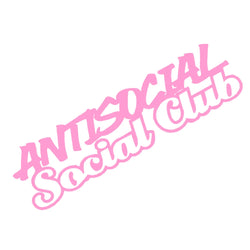 Antisocial Car Sticker for Windshield Banner Night Run JDM Sport Competition Style Waterproof Sunscreen Decorative Vinyl Decals (ONLINE ORDER ONLY)
