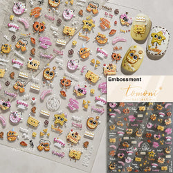 Cute Bowknot Rabbit Fruit Juice Beverage Drink Strawberry Peach Banana Adhesive Nail Art Decoration Stickers Manicure Decals (ONLINE ORDER ONLY)