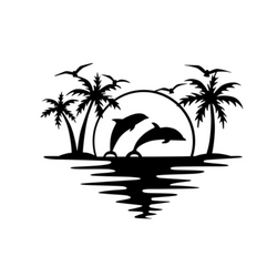 Car Sea Camping Styling Decor Stickers for SUV Camper RV Van Motorhome Caravan Vinyl Decal Decoration Auto Car Sticker (ONLINE ORDER ONLY)