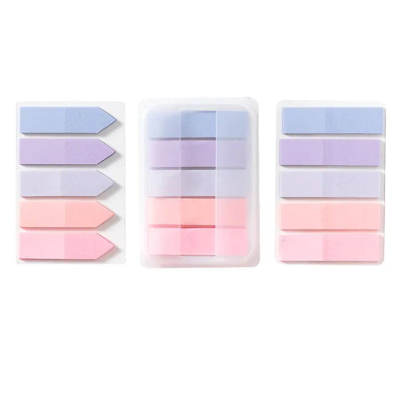 PET Transparent Index Sticky Note Sticker Student Label Sticky Note Sticker Notepad Bookmark School supplies Kawaii stationery (ONLINE ORDER ONLY)