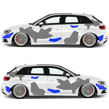 Universal Sticker For Car Camouflage Stickers External Accessories Decoration Door Racing Sports Style Die Cutting Vinyl Decals (ONLINE ORDER ONLY)
