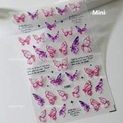 Antique Flowers Bird Swallow Fruit Narcissus Orchid Oranges Peaches Grape Cherry Strawberries Nail Art Stickers Manicure Decals (ONLINE ORDER ONLY)