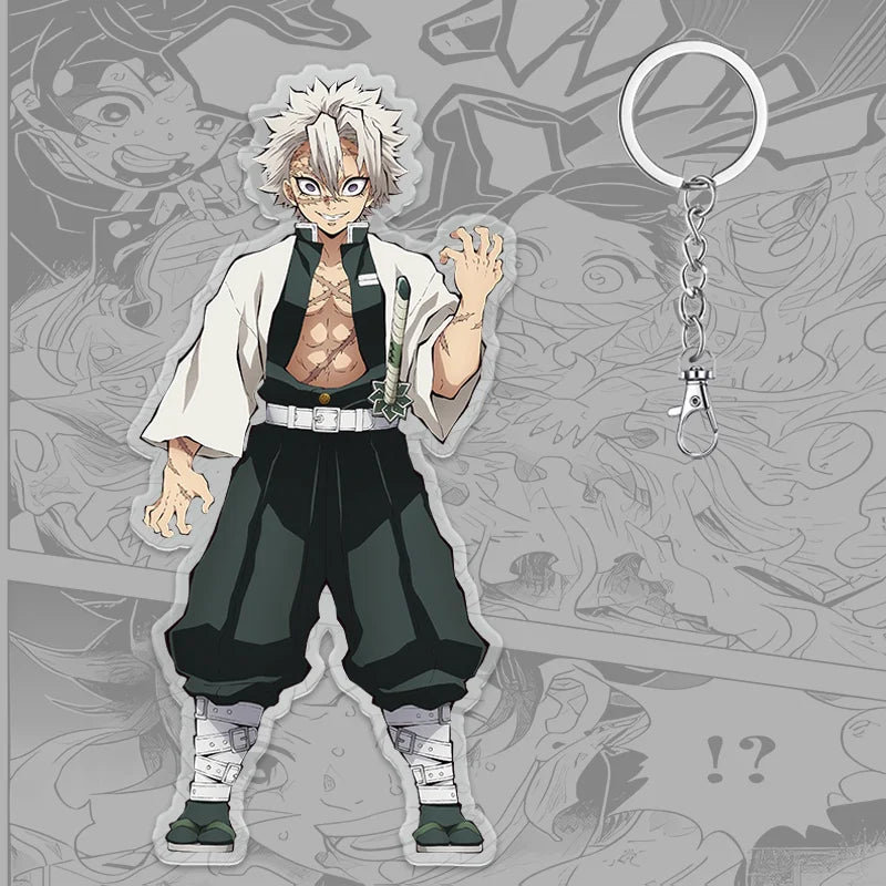 Demon Slayer Keychain: Tanjiro 6cm Acrylic Bag Pendant (ONLINE ORDER ONLY)