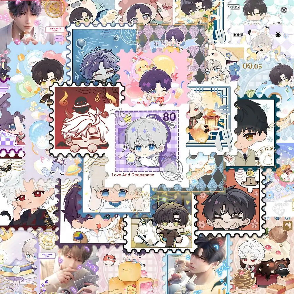 10/52Pcs Love & Deepspace Game Character Stickers for Laptop & Luggage (Online Order Only)