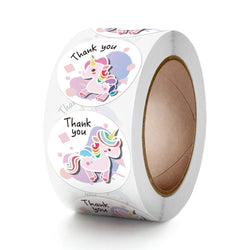 50-500pcs Cute Cartoon Animal Decoration Sticker Cake Label Birthday Wedding Party Sticker Envelope Office Stationery Kids Gift (ONLINE ORDER ONLY)