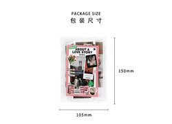 200Pcs/set Korean Style Fresh Sticker Note Paper Material Pack For Handbook Diary Collage DIY Scrapbooking Decoration Stationery (Online Order Only)