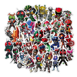 Kamen Rider Sticker Pack: 50pcs for Luggage, Phone, Laptop, Car, Scooter, Fridge (ONLINE ORDER ONLY)