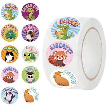 100-500pcs Animal Cartoon Stickers Phone Laptop Notebook Suitcase Water Bottles Sticker DIY Gift Decoration Lables Stationery (ONLINE ORDER ONLY)