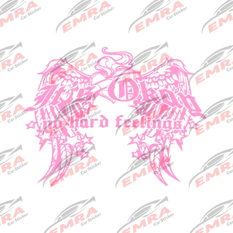 Gothic Winds It's Okay No Hard Feelings for Car Sticker Windshield Rear External Accessories Waterproof Vinyl Decals (ONLINE ORDER ONLY)