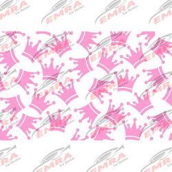 Fashion Crown Car Sticker for Triangular Window Decoration Universal All Vehicles External Accessories Waterproof Vinyl Decals (ONLINE ORDER ONLY)