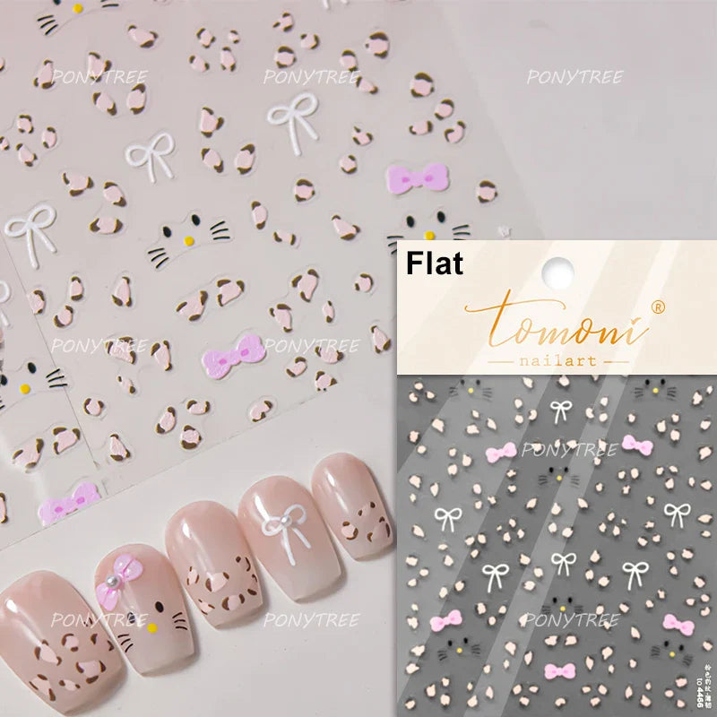 Cute Kapibala Halo Dyeing Kabibara Giant Rat Guinea Pig Cavy Lovely Expression Orange Adhesive Nail Art Stickers Manicure Decals (ONLINE ORDER ONLY)