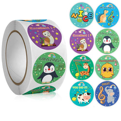 100-500pcs Cute Cartoon Reward Stickers For Kids School Teacher Supplies For Classroom Potty Training Sticker Motivational Label (Online Order Only)