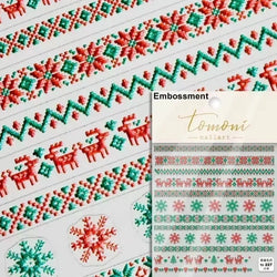 Hot Stamping Romantic White Gold Snowflakes Hexagon Winter 3D Self Adhesive Nail Art Stickers Shiny Rhinestone Manicure Decals (Online Order Only)