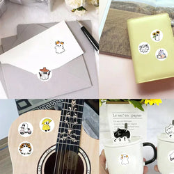 500pcs Cute Ghost Stickers Roll Cute Reward Encourage Stickers for School Teacher Kids Student Stationery Toys (ONLINE ORDER ONLY)