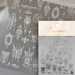 Colourful Butterfly Insect Animals Charming Jelly Special Workmanship 5D Soft Relief Adhesive Nail Art Stickers Manicure Decals (Online Order Only)