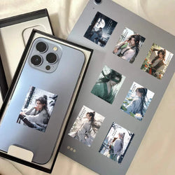 60Pcs Chinese Ancient Style Youth Li Bai Du Fu Poems Classic Poetry Personalized Stickers for Kids PVC Decoration Stationery (Online Order Only)