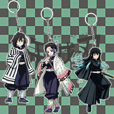 Demon Slayer Keychain: Tanjiro 6cm Acrylic Bag Pendant (ONLINE ORDER ONLY)