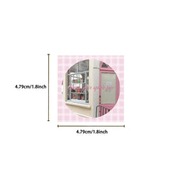 30Pcs Pink Ballet Style Stickers Kawaii Cartoon Waterproof PVC Stickers Scrapbooking Diy Journaling Cute Stationery Sticker (ONLINE ORDER ONLY)