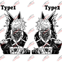 Japanese Anime Stickers For Car Sticker Decoration Door Hood External Accessories Superignition Large Pattern PVC Vinyl Decals (ONLINE ORDER ONLY)