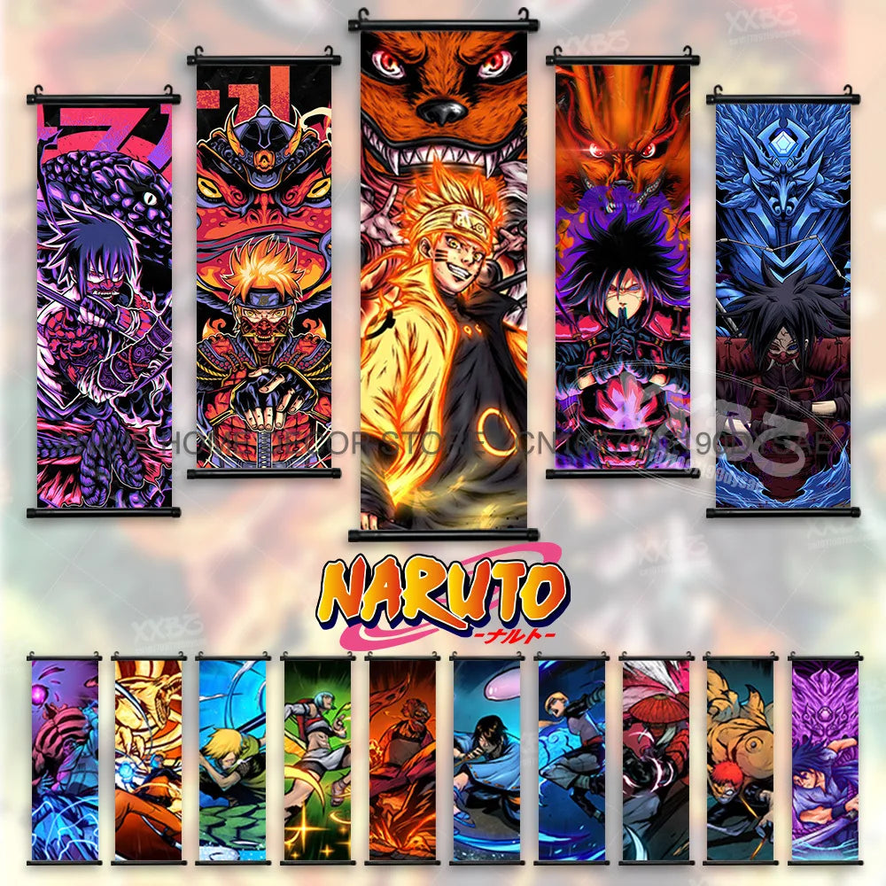 Naruto Posters: Anime Hanging Scroll Wall Art Decor (ONLINE ORDER ONLY)
