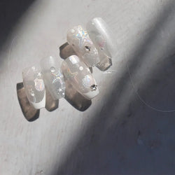 Summer Beach Ocean Shell Starfish Clams Conch Stars Sea Bubble Seasnail Soft Relief Decoration Nail Art Stickers Manicure Decals (ONLINE ORDER ONLY)