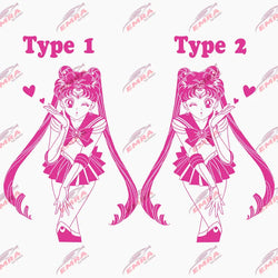 Anime Sticker For Car Sticker Maiden Whole Body Decoration External Accessories Waterproof  PVC Vinyl Decals (ONLINE ORDER ONLY)