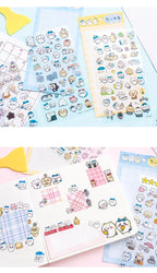 1Pc New Cute Cartoon Sticker Kids Toy DIY Material Decoration Stationery Stickers Idol Card Deco Scrapbook (ONLINE ORDER ONLY)