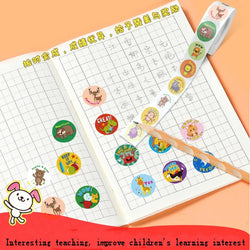 50-500pcs Cute Cartoon Animal Decoration Sticker Cake Label Birthday Wedding Party Sticker Envelope Office Stationery Kids Gift (ONLINE ORDER ONLY)