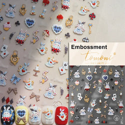 Dog Rabbit Line Bunny Footprint Bowknot Heart Cake Strawberry Flowers Bone Graffiti Adhesive Nail Art Stickers Manicure Decals (ONLINE ORDER ONLY)