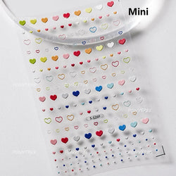 Hot Stamping Christmas Tree Bell Bowknot Cane Snowman Star Adhesive Nail Art Stickers Snowflake Glitter Powder Manicure Decals (ONLINE ORDER ONLY)