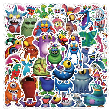 10/30/50PCS My Singing Monster Cartoon Game Stickers Toys For Kids DIY Notebook Skateboard Phone Bike Waterproof Graffiti Decals (ONLINE ORDER ONLY)