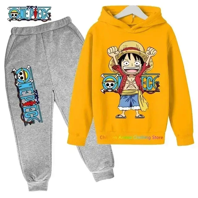 One Piece Hoodies Kids Fashion 2025 Luffy Pullover (ONLINE ORDER ONLY)