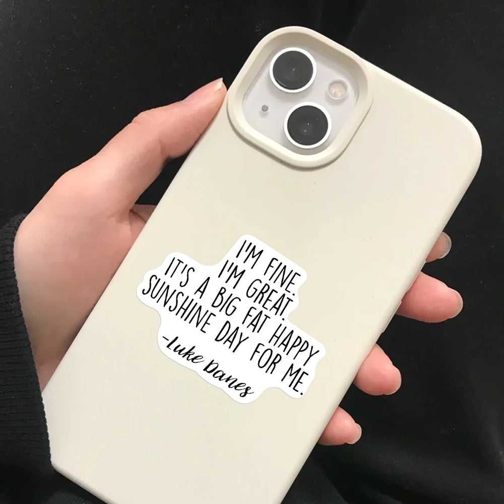 50PCS Gilmore Girls Stickers Decorative DIY For Car Skateboard Laptop Phone Luggage Creative Graffiti Waterproof Sticker Toys (ONLINE ORDER ONLY)