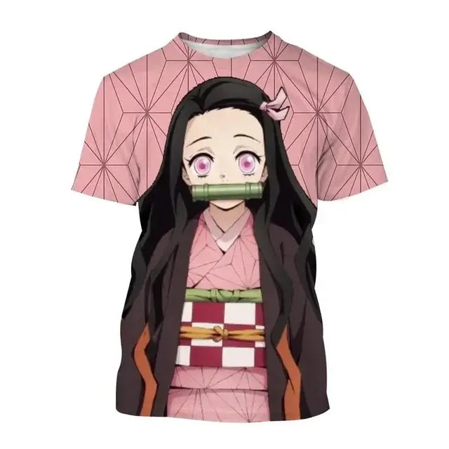 Demon Slayer Nezuko Shinobu T-shirt 3D Fashion Print (ONLINE ORDER ONLY)