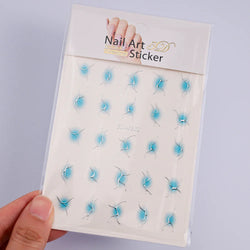 3D Blush Gradient Nail Art Stickers 12-Colors Aha Self-adhesive Rainbow Jelly Slider Japanese Style Translucent Gel Polish Wraps (ONLINE ORDER ONLY)