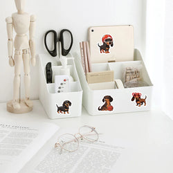 500pcs/roll Cute Cartoon Animal Pet Dog Stickers Dachshund Sticker Luggage Guitar Laptop Stationery Vinyl Decals(10 Patterns) (ONLINE ORDER ONLY)