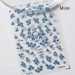 Cute Dream Catcher Net Bag Water Cup Woven Mesh Star Dreamy Bowknot Butterfly Embossed Adhesive Nail Art Sticker Manicure Decal (ONLINE ORDER ONLY)