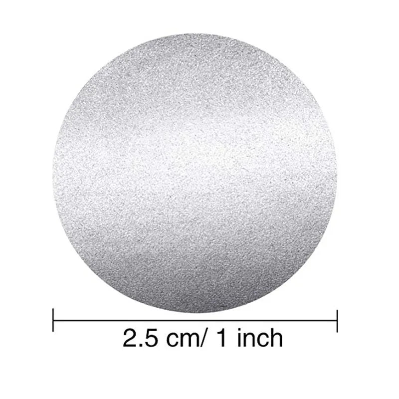 50-300pcs Silver And Gold Scratch Off Stickers Round Labels Sticker DIY Handmade For Game Scratch Sticker Labels Stationery (ONLINE ORDER ONLY)