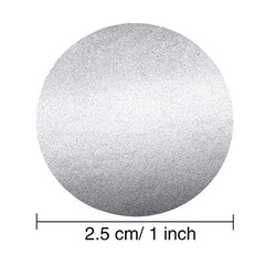 50-300pcs Silver And Gold Scratch Off Stickers Round Labels Sticker DIY Handmade For Game Scratch Sticker Labels Stationery (ONLINE ORDER ONLY)