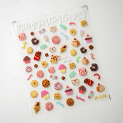 Cute Fresh Fruit Lovely Red Strawberry Grape Cherry Peach 3D Jelly Design Dopamine Self Adhesive Nail Art Sticker Manicure Decal (Online Order Only)